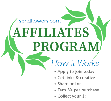Affiliate marketing program at Send Flowers